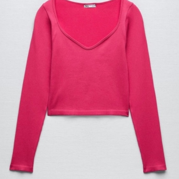 Zara see less stirrup leggings and crop top set NWT - Picture 6 of 8